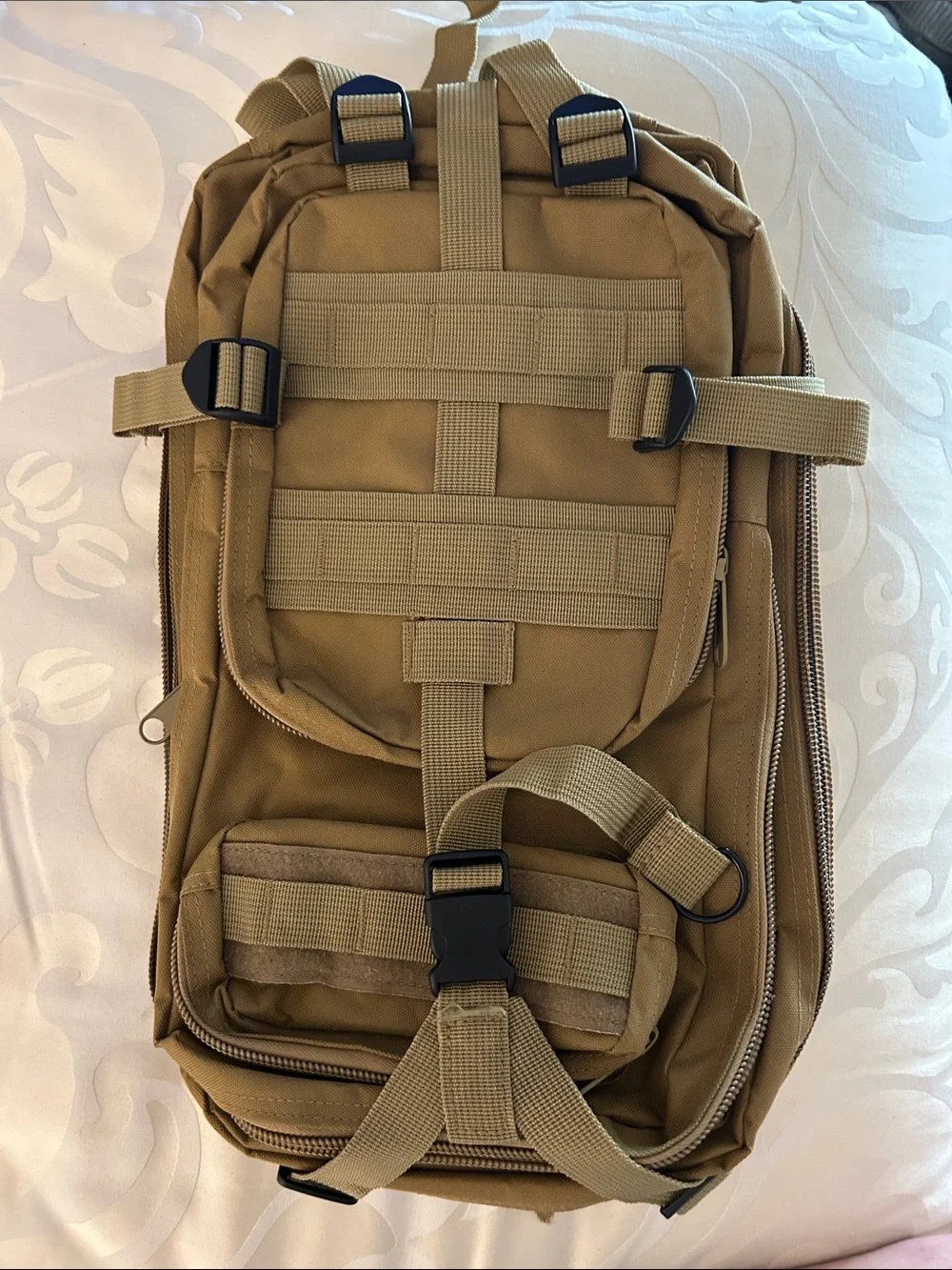 Tactical Utility Backpack in Tan — Durable Everyday Carry